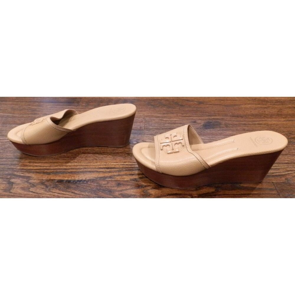 Tory Burch Platform Sandals Shoes Women's Size 8.5 - Picture 2 of 5